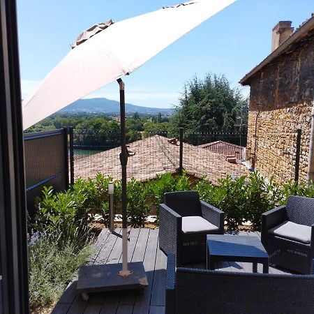 Trevoux: Loft Ravissant Avec Terrasse Trévoux Exterior foto